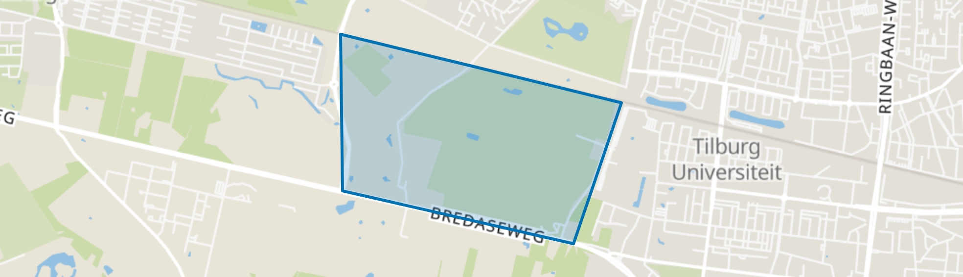 De Oude Warande, Tilburg map