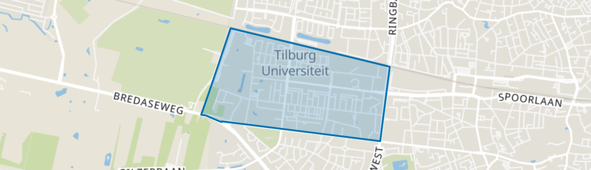 De Reit, Tilburg map