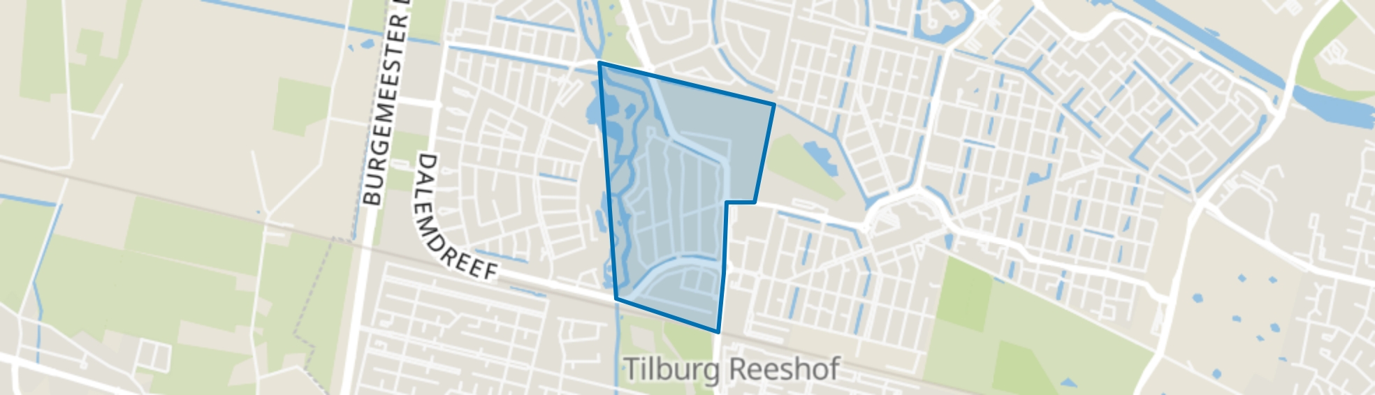 Dongewijk, Tilburg map