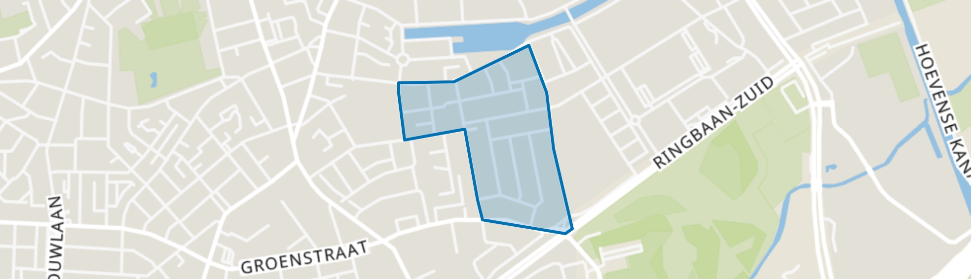 Fatima West, Tilburg map