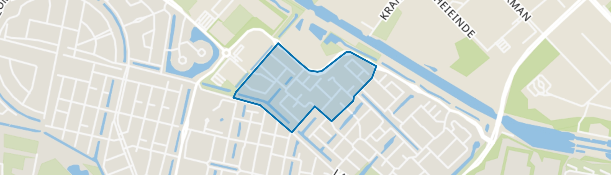 Gesworen Hoek West, Tilburg map