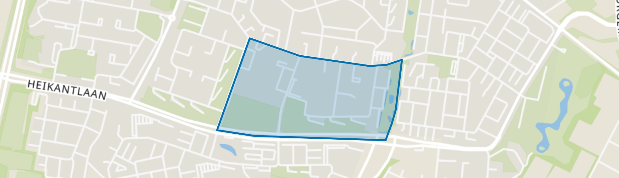 Heikant Zuid-Oost, Tilburg map