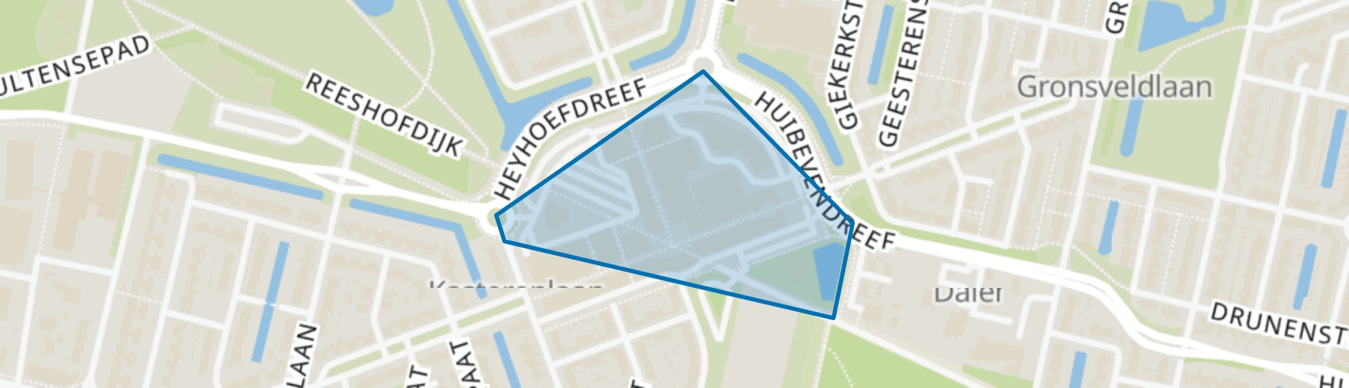 Heyhoef, Tilburg map