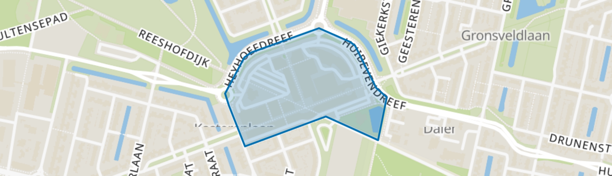 Heyhoef, Tilburg map