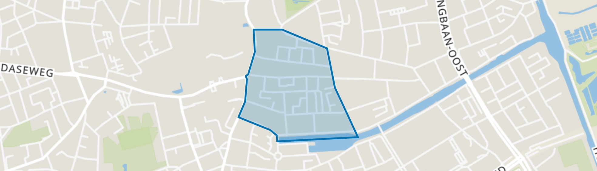 Hoogvenne West, Tilburg map