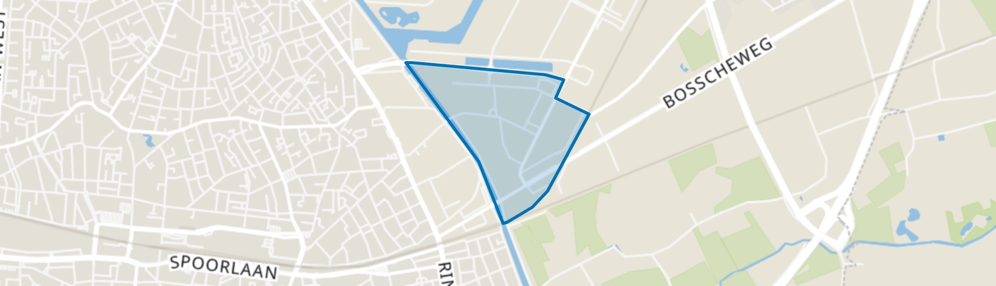 Ind.terrein Loven Zuid, Tilburg map