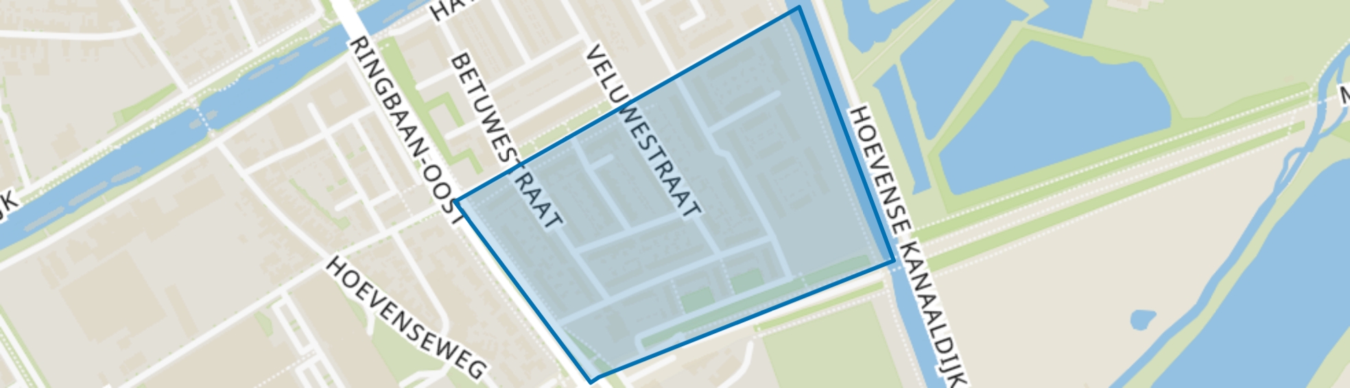 Jeruzalem Zuid, Tilburg map