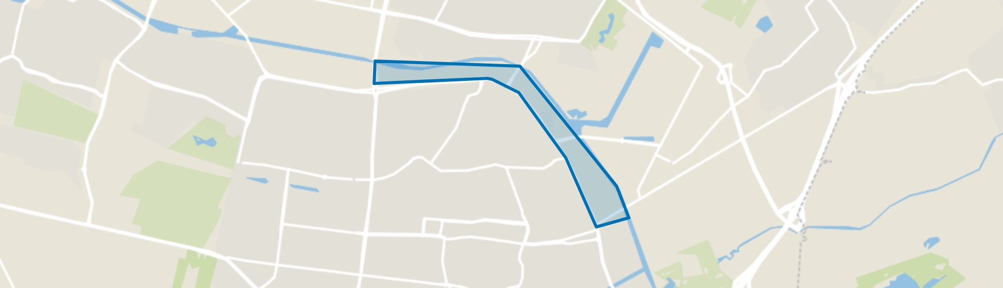 Kanaalzone, Tilburg map