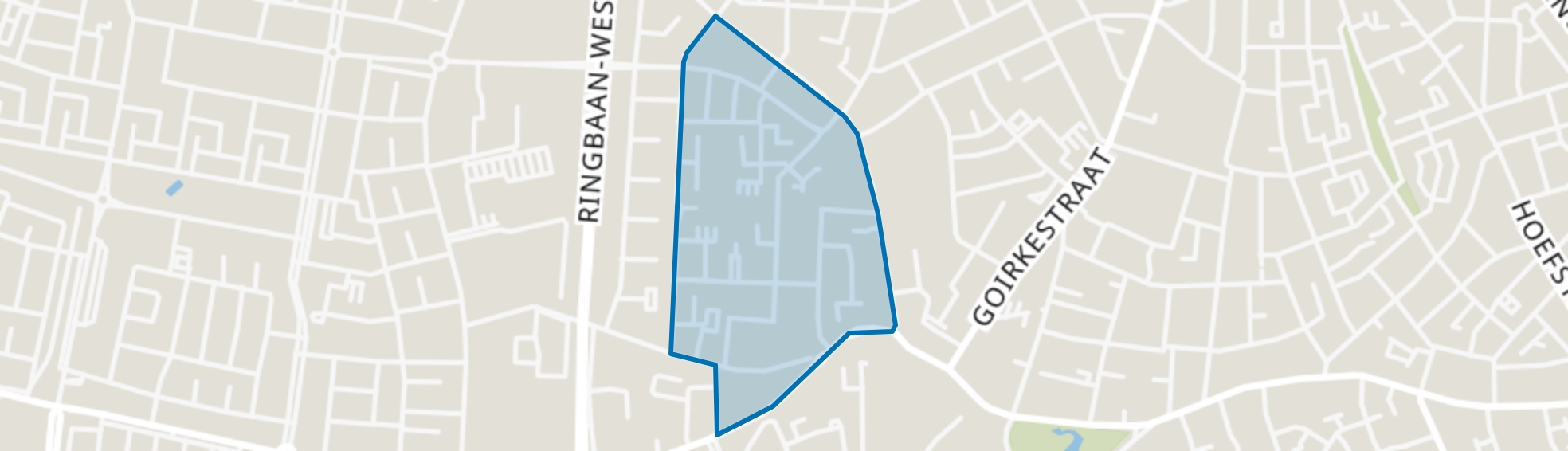 Kasteel West, Tilburg map