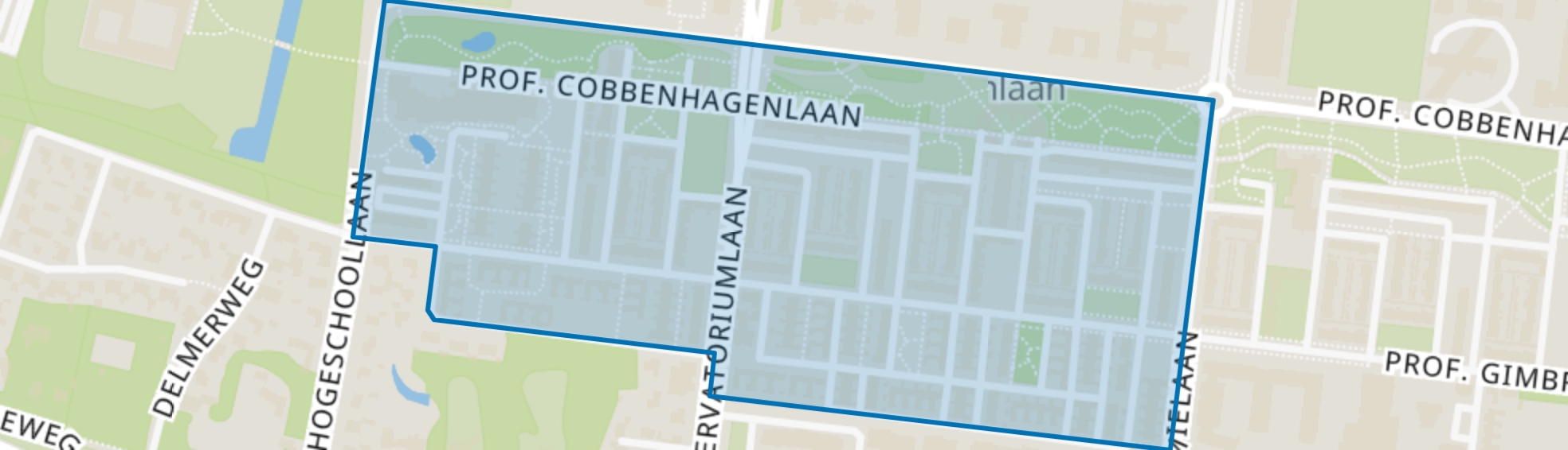 Kastelenbuurt Noord, Tilburg map