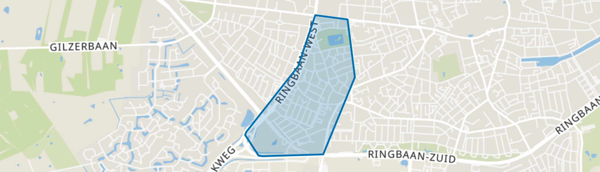Korvel, Tilburg map