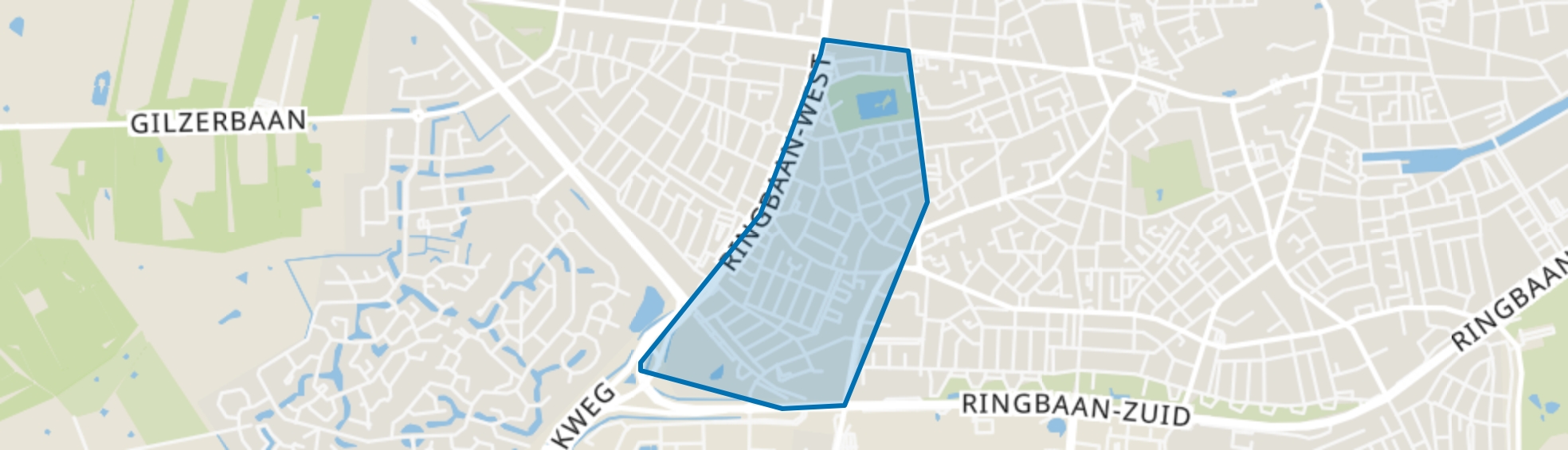Korvel, Tilburg map