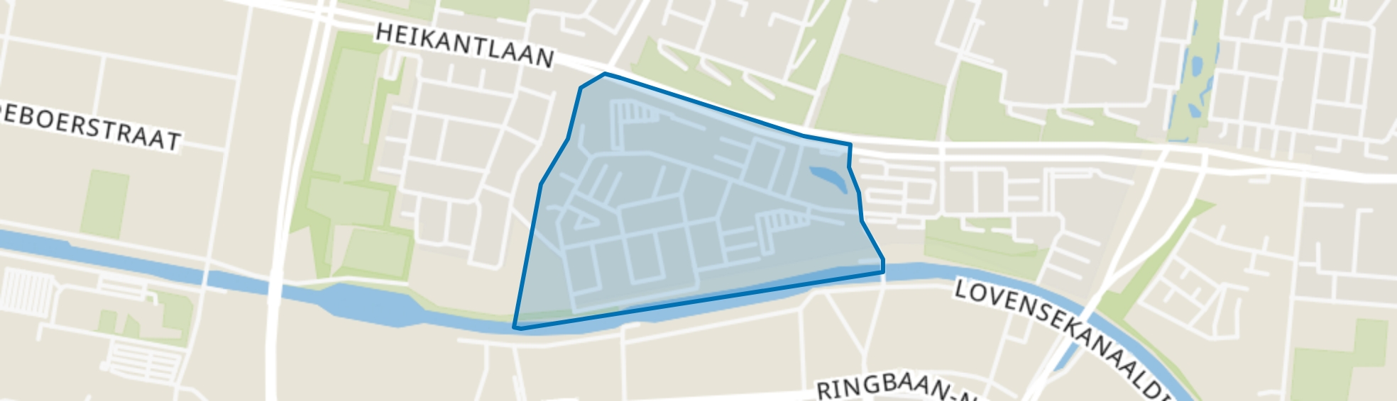 Lijnse Hoek West, Tilburg map