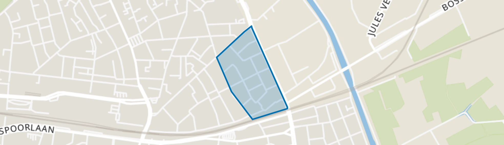 Loven Oost, Tilburg map