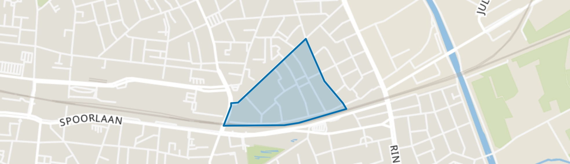 Loven Zuid, Tilburg map