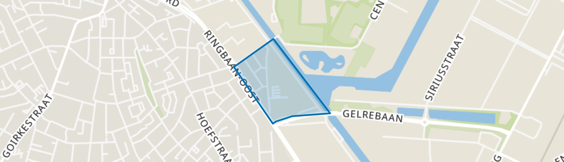 Melis Stokestraat, Tilburg map