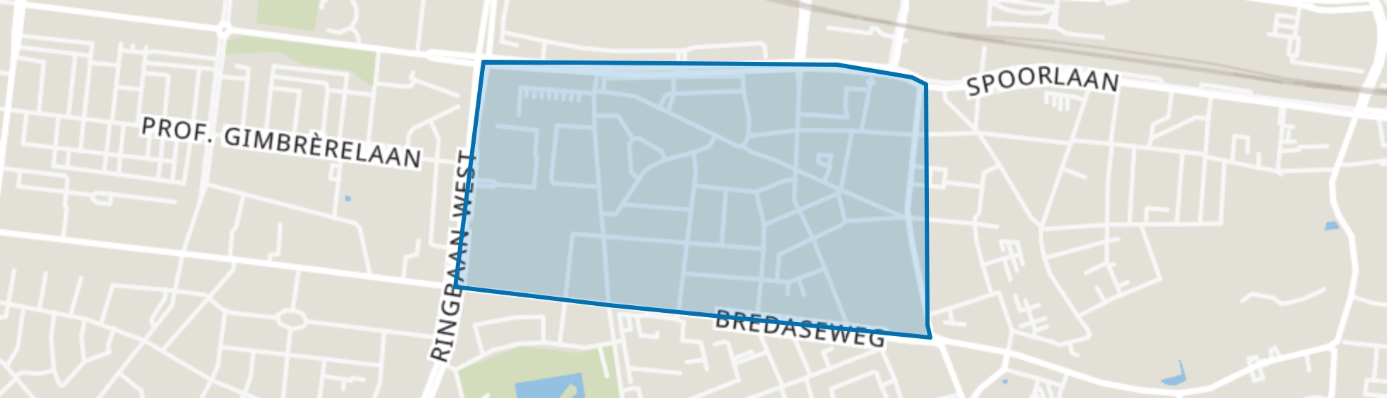 Noordhoek, Tilburg map