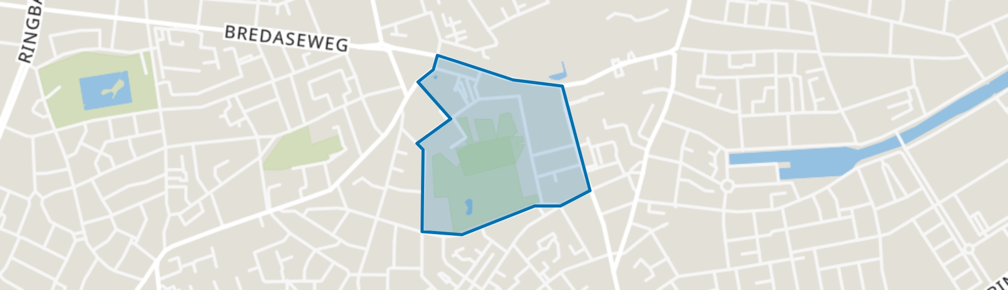 Oude Dijk, Tilburg map