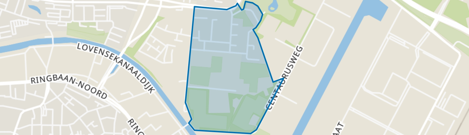 Quirijnstok Zuid-Oost, Tilburg map