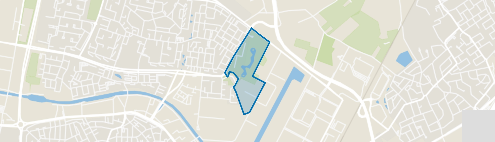 Quirijnstokpark, Tilburg map