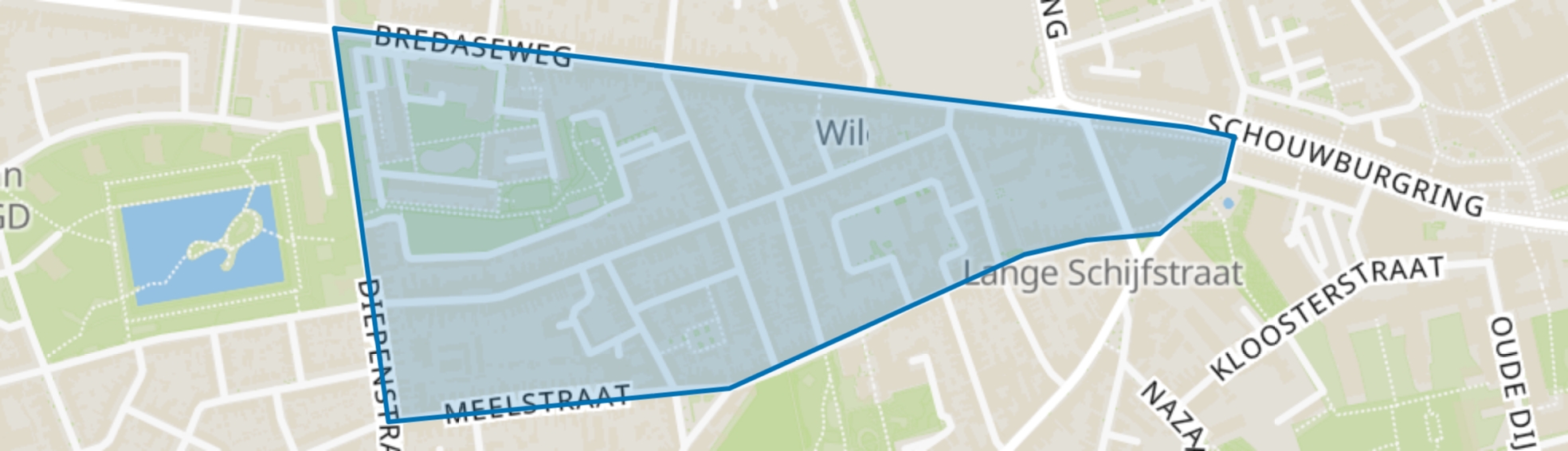 Sint Anna Noord, Tilburg map