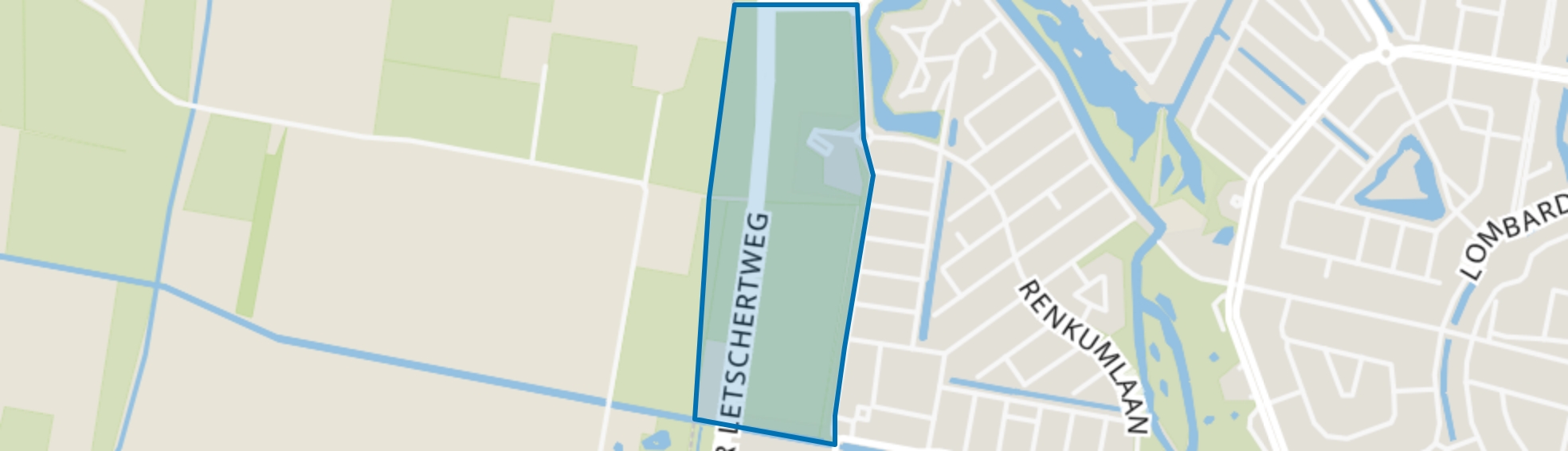 Stadsrand Dalem Noord, Tilburg map