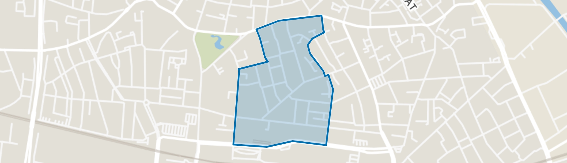 Theresia Midden, Tilburg map