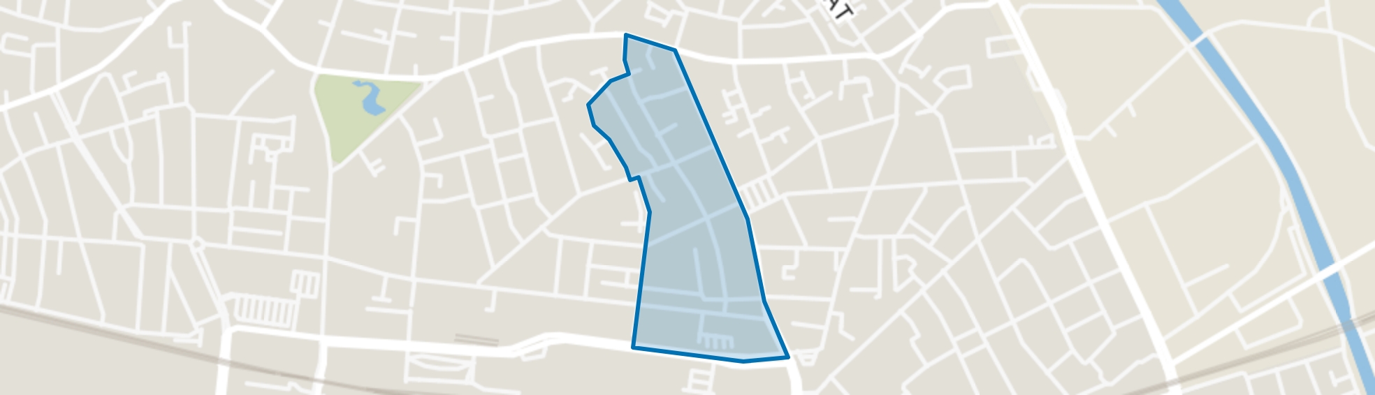 Theresia Oost, Tilburg map