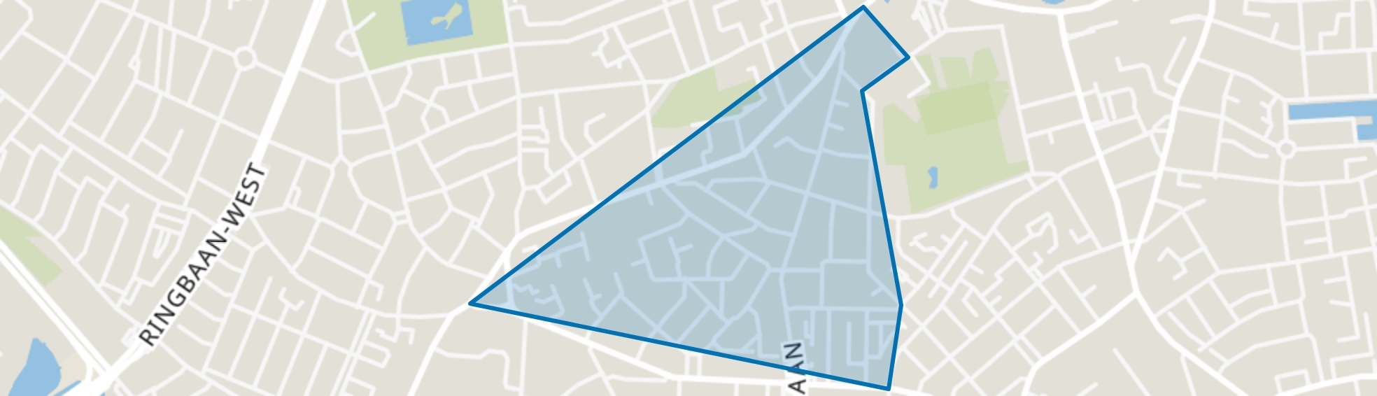 Trouwlaan - Uitvindersbuurt, Tilburg map