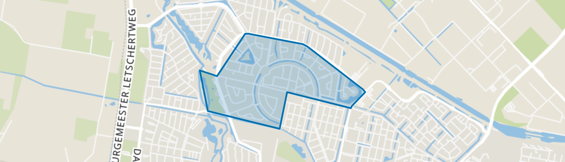 Tuindorp De Kievit, Tilburg map