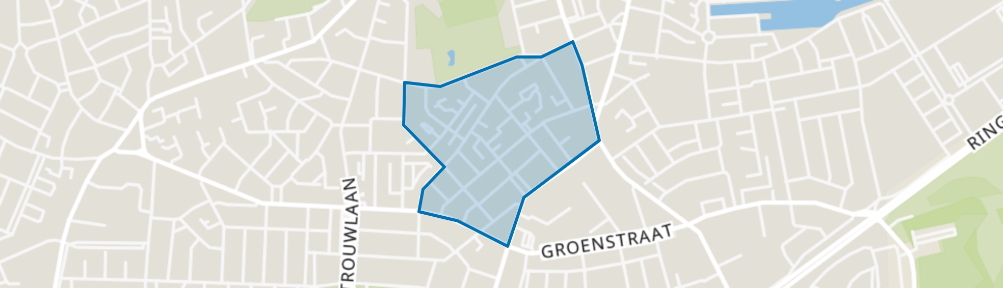 Zeeheldenbuurt, Tilburg map