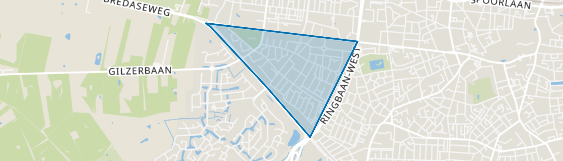 Zorgvlied, Tilburg map