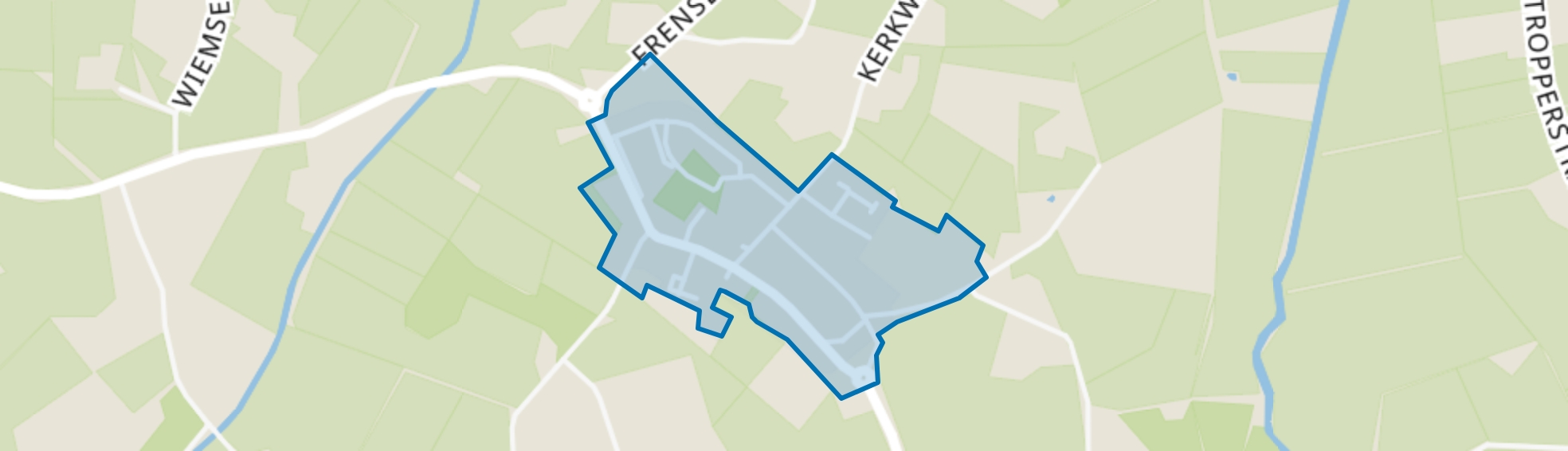 Tilligte kern, Tilligte map