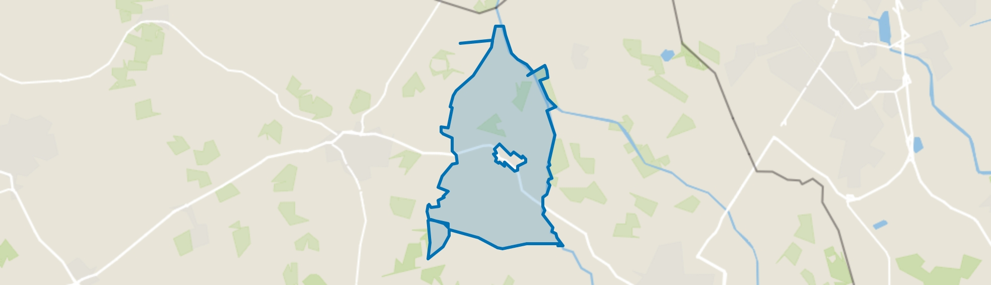 Verspreide huizen Tilligte, Tilligte map