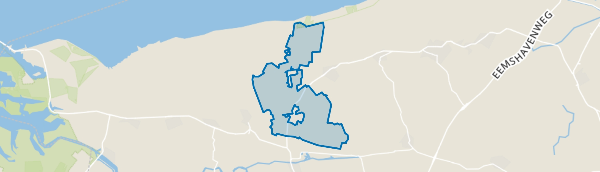 Buitengebied Baflo, Tinallinge map
