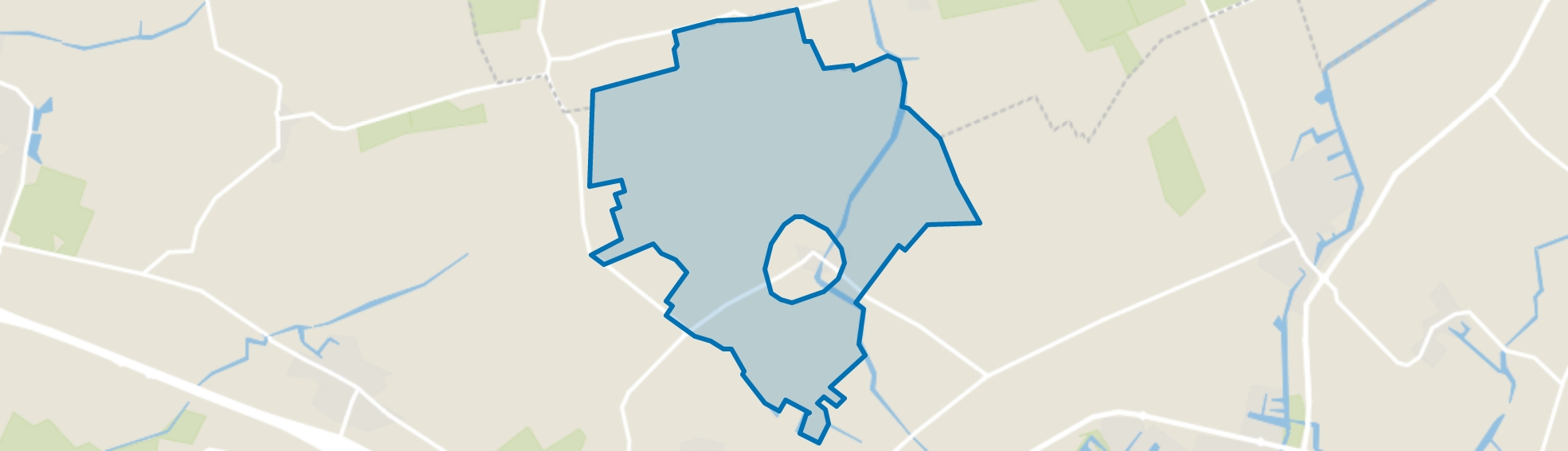 Verspreide huizen Tirns, Tirns map