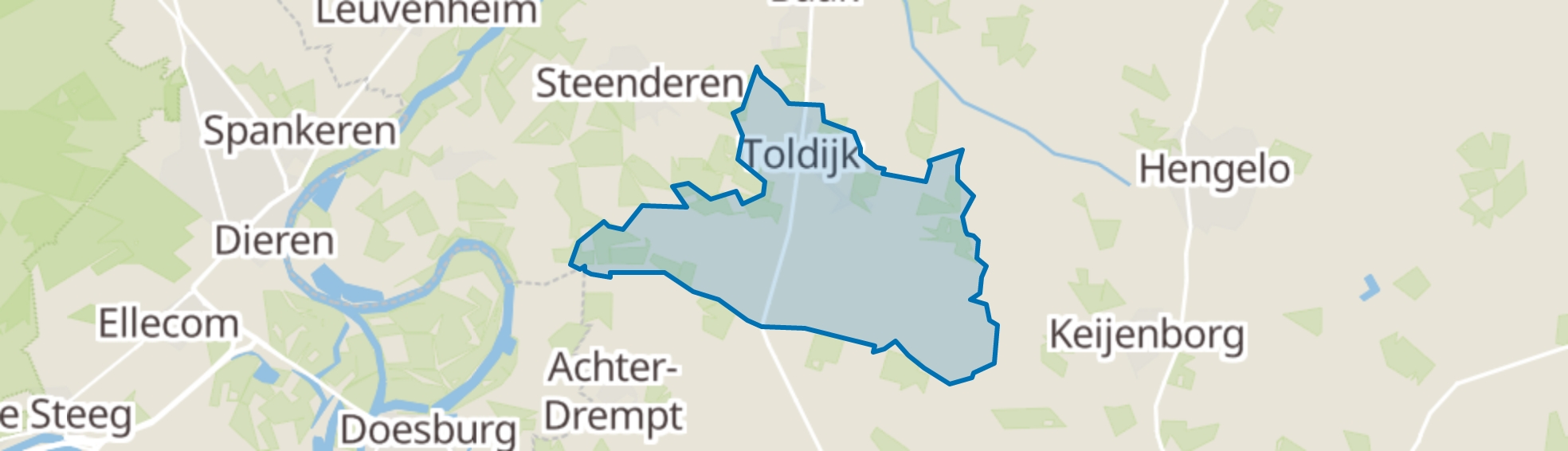 Toldijk map