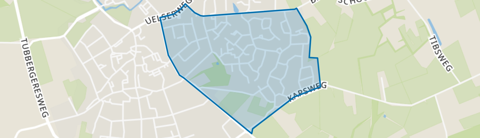 Tubbergen oost, Tubbergen map