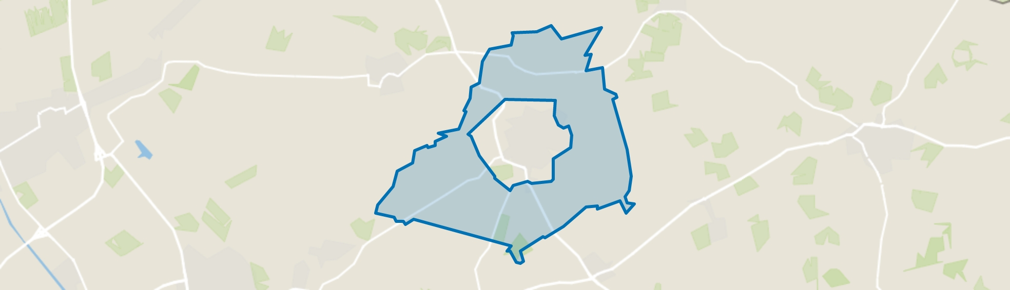 Verspreide huizen Tubbergen, Tubbergen map