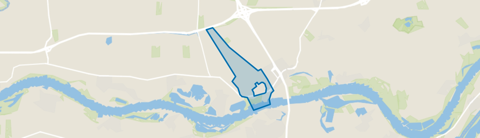 Verspreide huizen Tuil, Tuil map