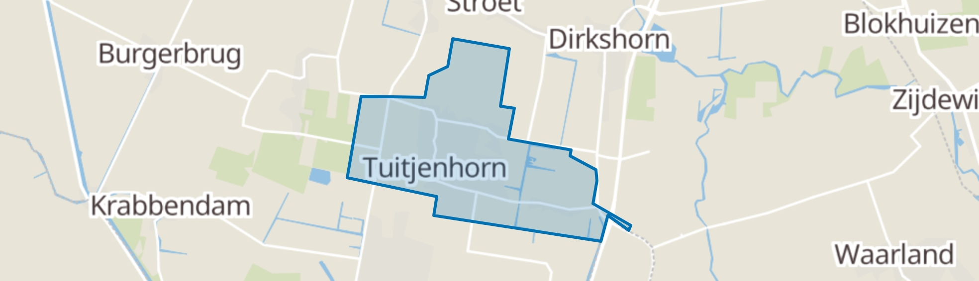 Tuitjenhorn map
