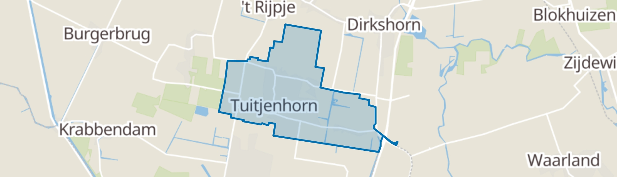 Tuitjenhorn map