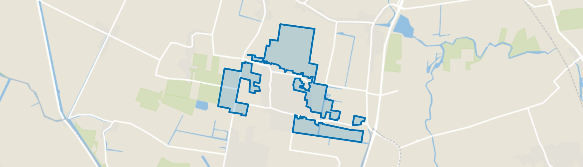 Buitengebied Tuitjenhorn, Tuitjenhorn map
