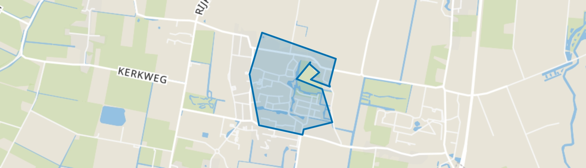 Tuitjenhorn-Centrum en Kerkbuurt, Tuitjenhorn map