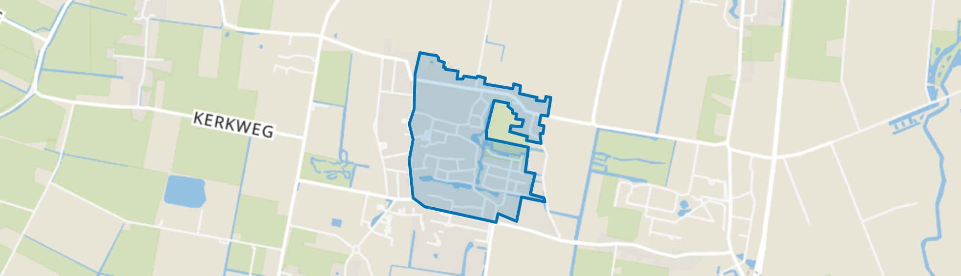 Tuitjenhorn-Centrum en Kerkbuurt, Tuitjenhorn map