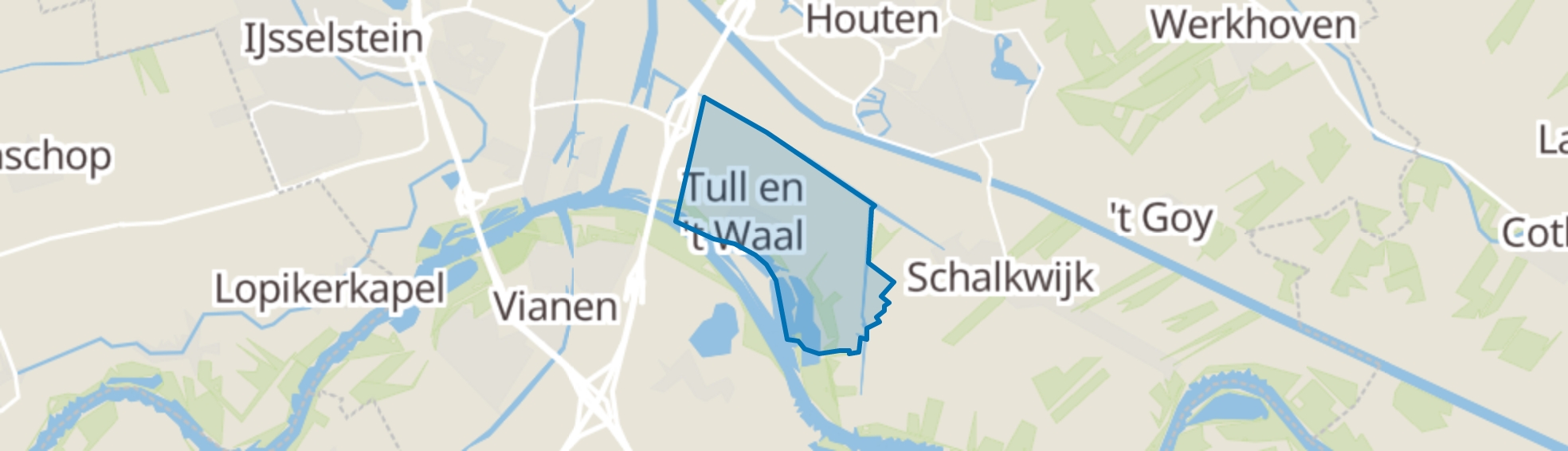 Tull en 't Waal map