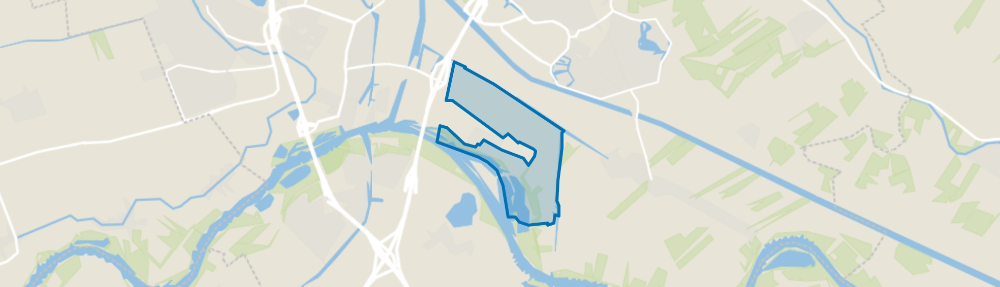 Buitengebied Tull en 't Waal, Tull en 't Waal map