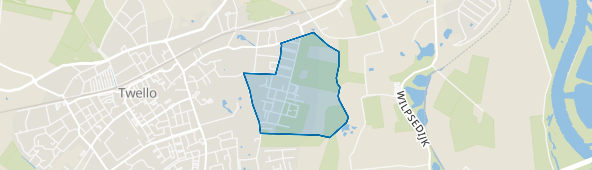 Twello Achter Het Holthuis, Twello map