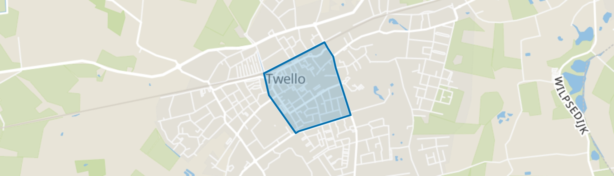 Twello Centrum, Twello map