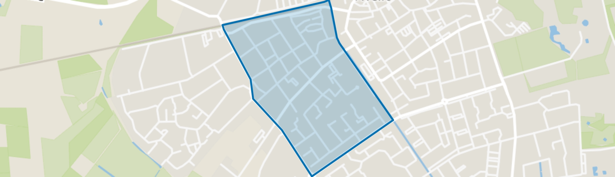 Twello De Veldjes, Twello map